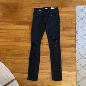 Rag and bone ripped skinny jeans
